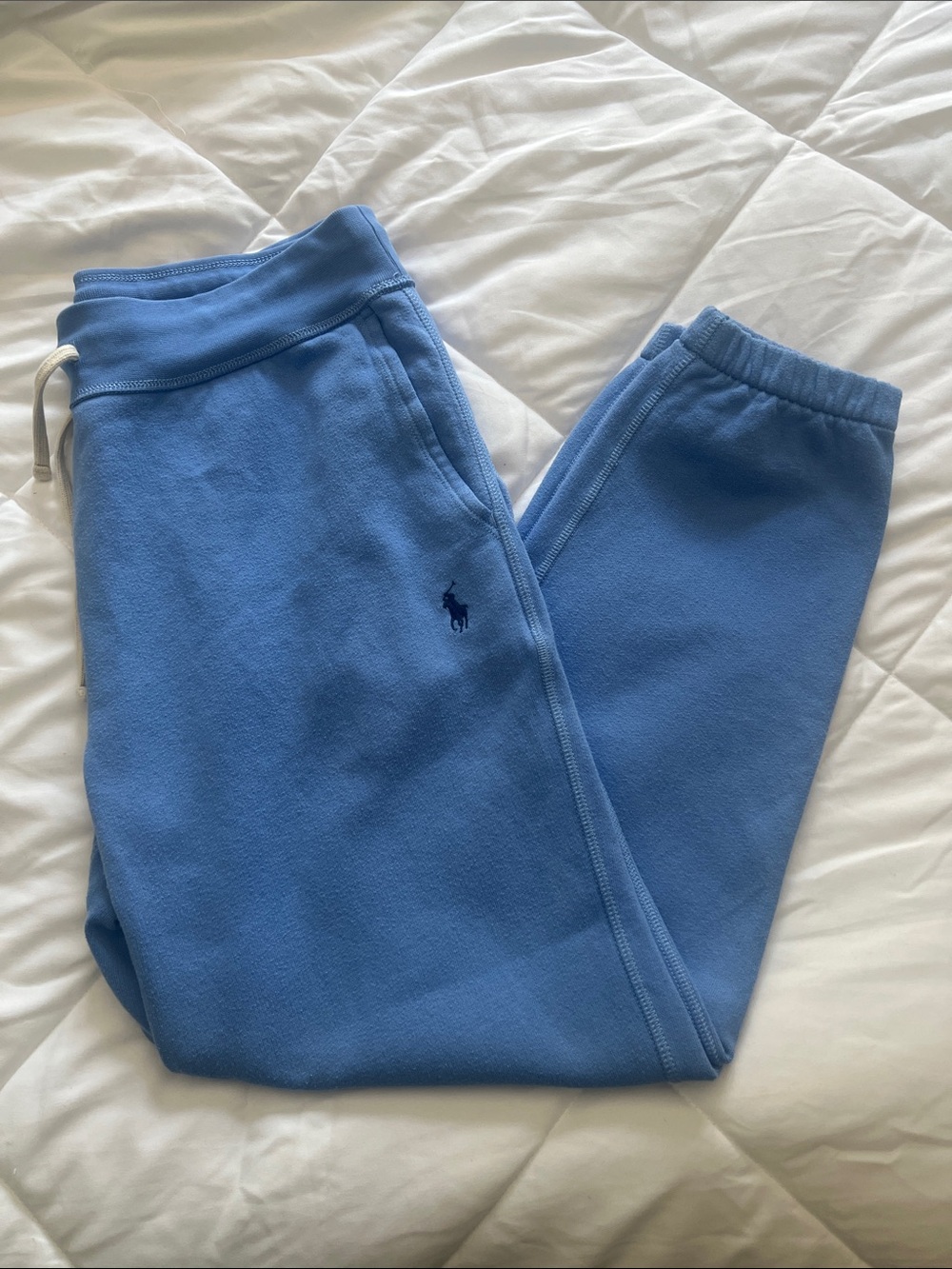 Polo Ralph Lauren Sweatpants Blue Size Medium Mint Condition